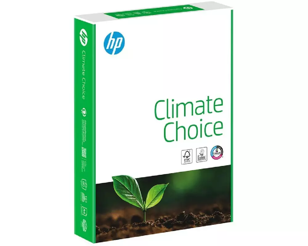 HP Druckerpapier Climate Choice A4, Weiss, 80 g/m², 500 Blatt