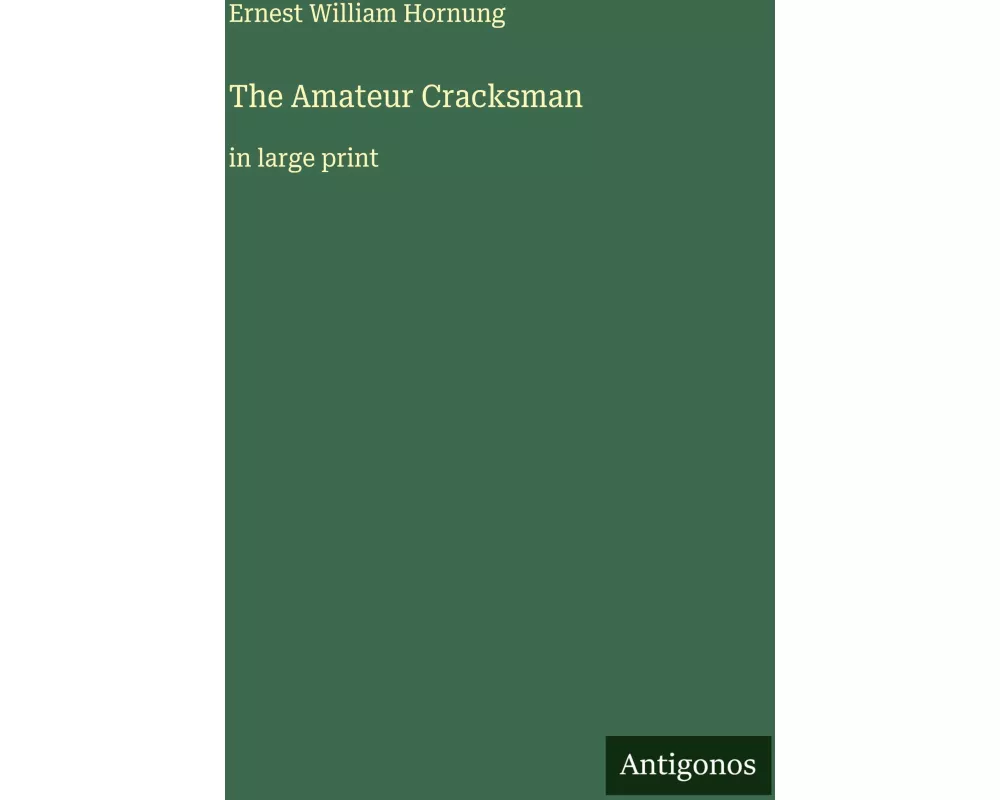 The Amateur Cracksman