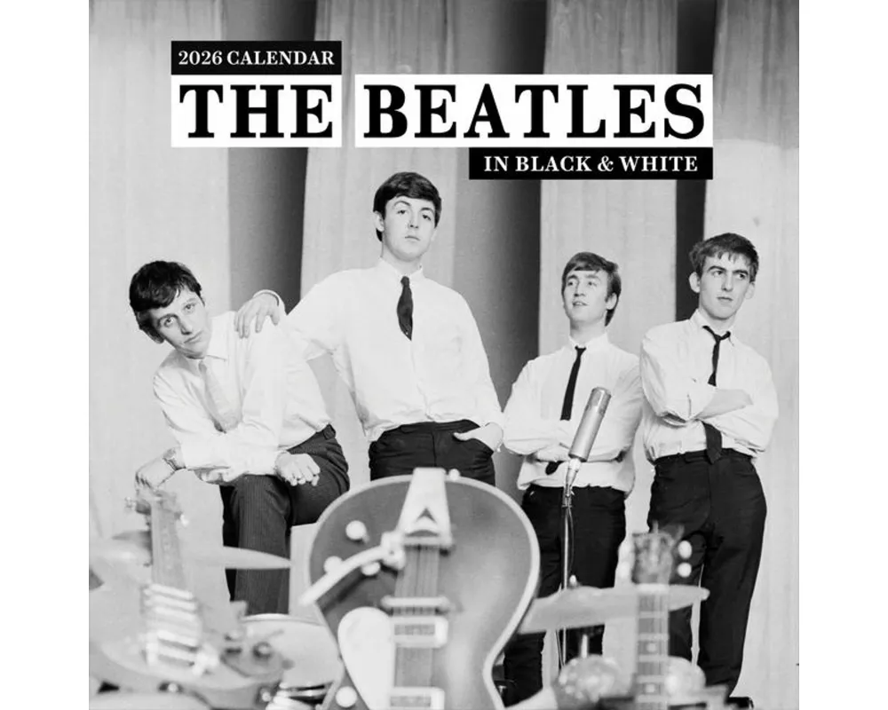 Cal 2026- The Beatles: In Black & White Wall