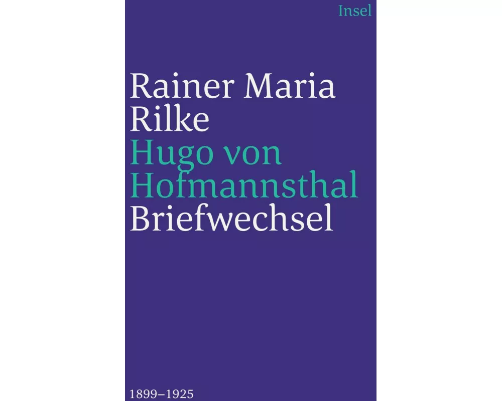 Briefwechsel 1899-1925