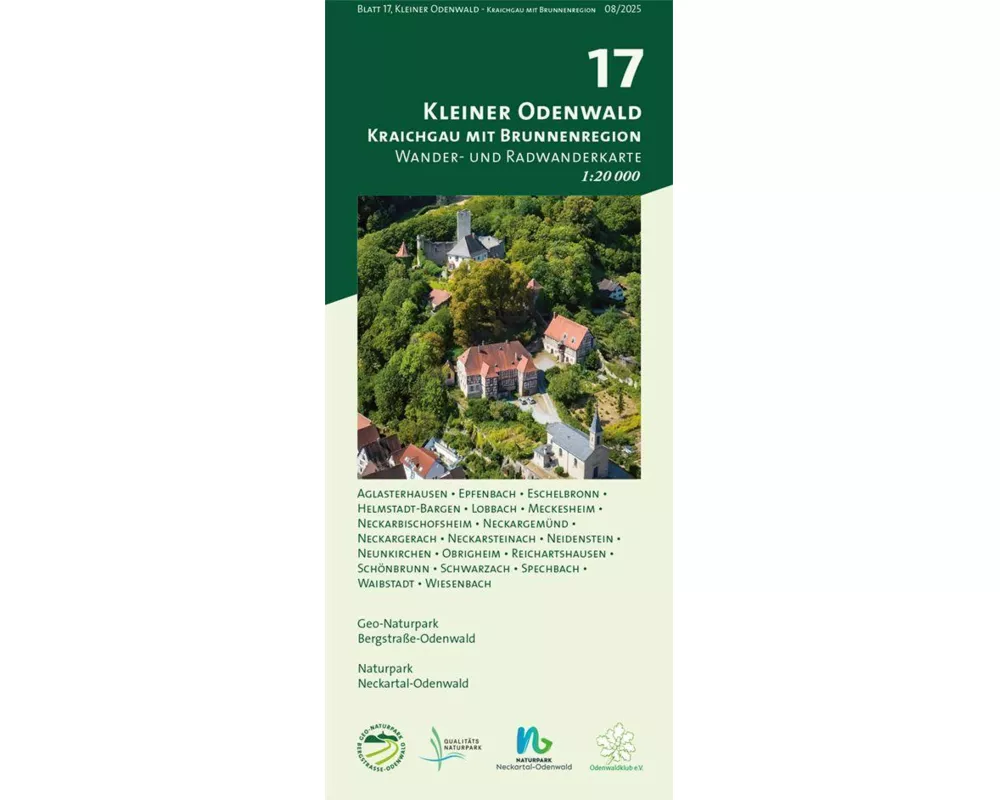 Blatt 17, Kleiner Odenwald - Kraichgau mit Brunnenregion