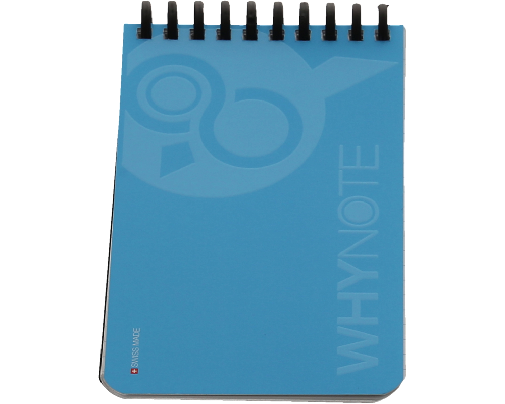 WHYNOTE Notizbuch A6 WNPBOK04 starter-kit, blau