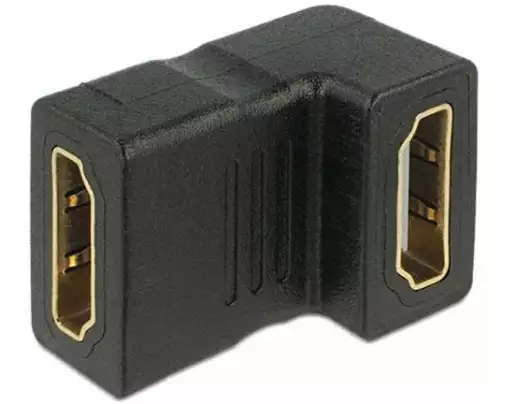 Delock Adapter 90° unten gewinkelt HDMI - HDMI