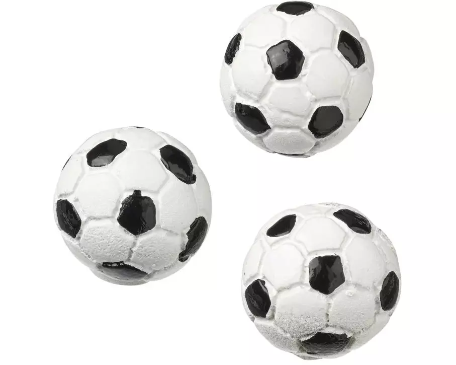 HobbyFun Mini-Utensilien Fussball 2 Stück