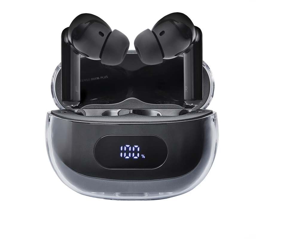 INTENSO Buds Plus Wirel. Earphones 3720310 T310AE, ANC, black