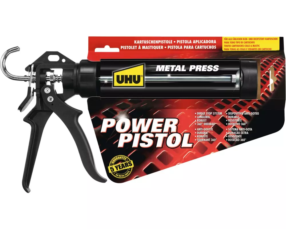 UHU Kartuschenpistole Power Pistol Schwarz