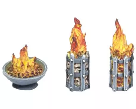 Tabletop Art Dekoration Coal Pans Set 1 10 Teile