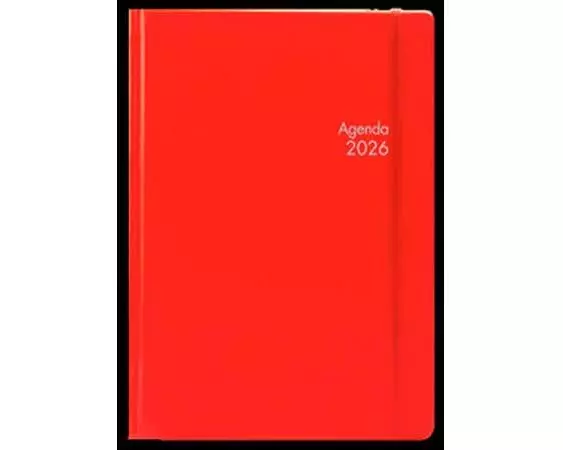 Simplex Wochenagenda Simply Flex 15 x 21 cm, 2026, Rot