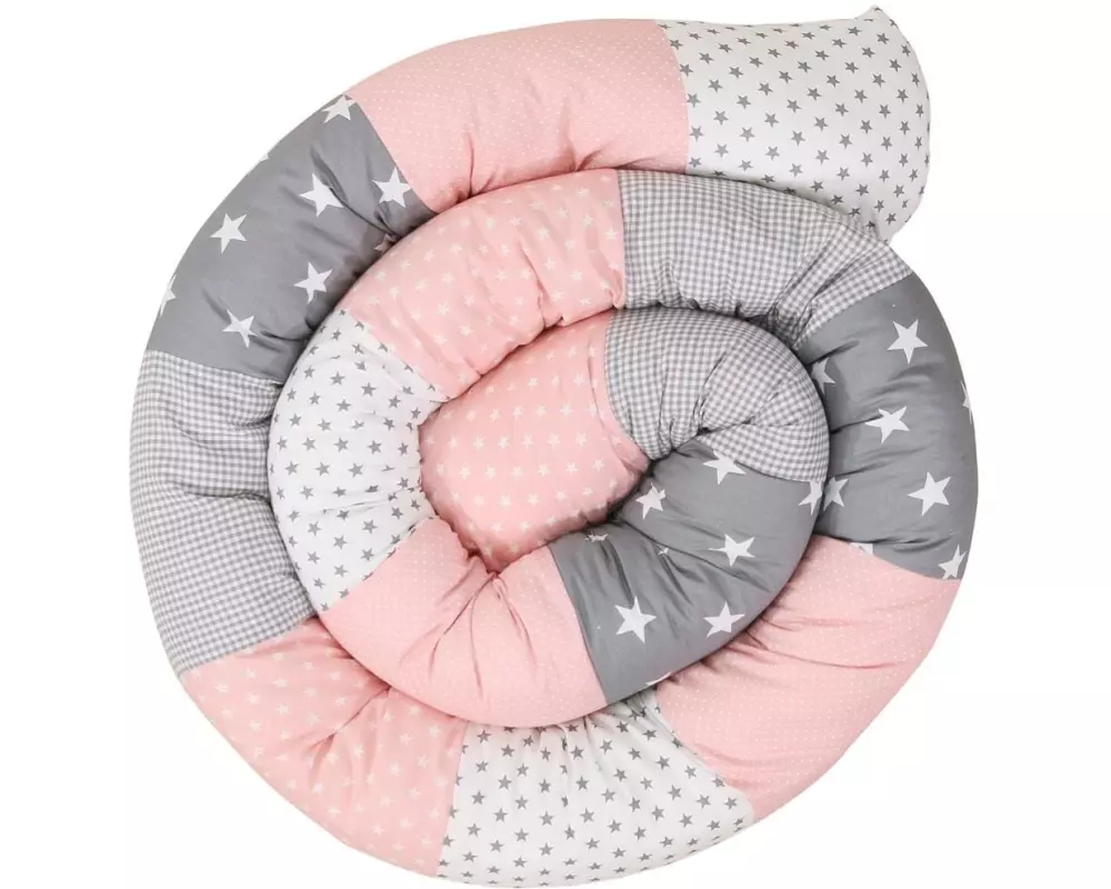 Ullenboom Nestschlange Rosa/Grau 300 cm