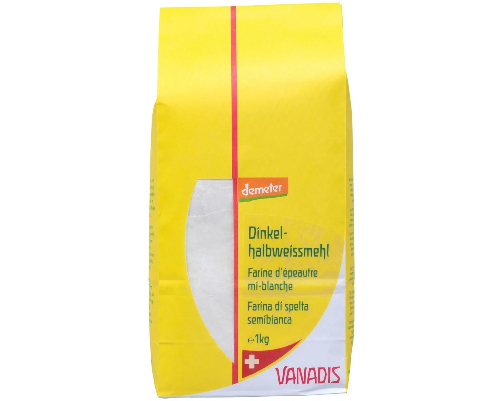 Vanadis Dinkelhalbweissmehl (Bioverita), Demeter 1 kg