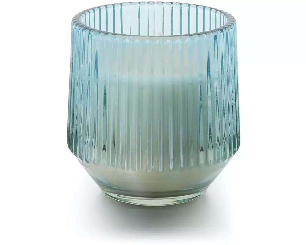 balthasar Kerze im Glas Viento 9.7 cm x 9.5 cm, Hellblau