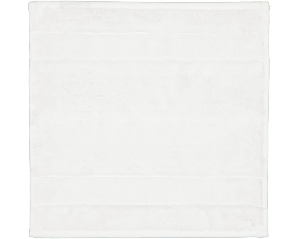Cawö Waschlappen Noblesse 30 x 30 cm, Weiss