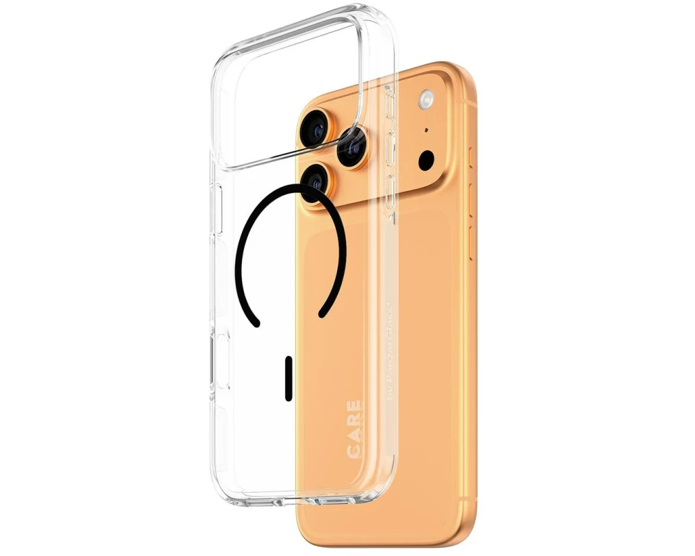 CARE Flagship Case Urban Combat iPhone 17 Pro Max Transp./Black