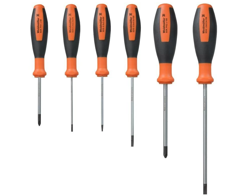 Weidmüller Schraubenzieher-Set Unisolierte SD SET S2.5-5.5/PH1/2