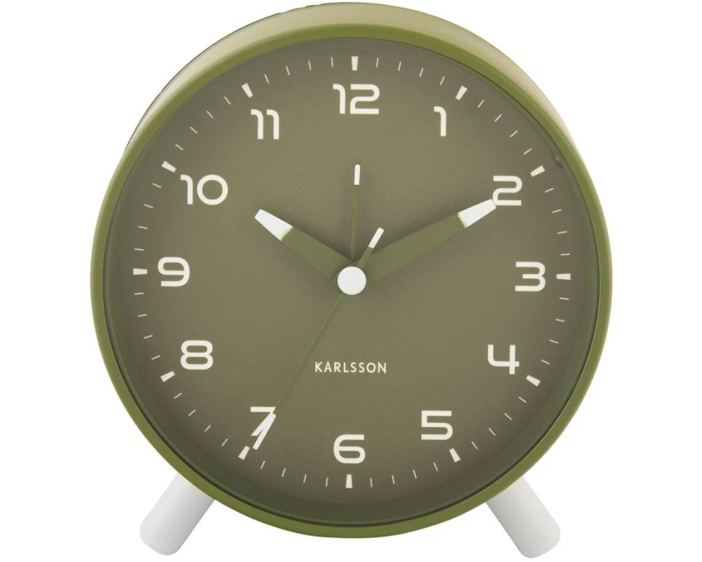 KARLSSON Klassischer Wecker Orgullo Army green