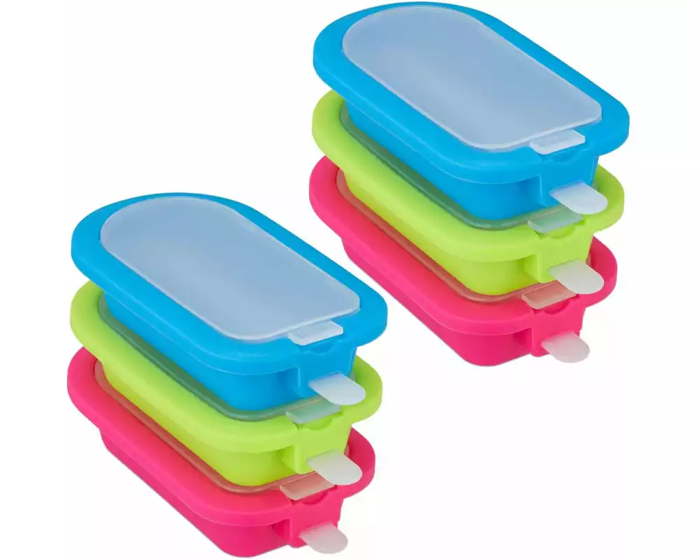 relaxdays Glaceform Blau/Grün/Rot