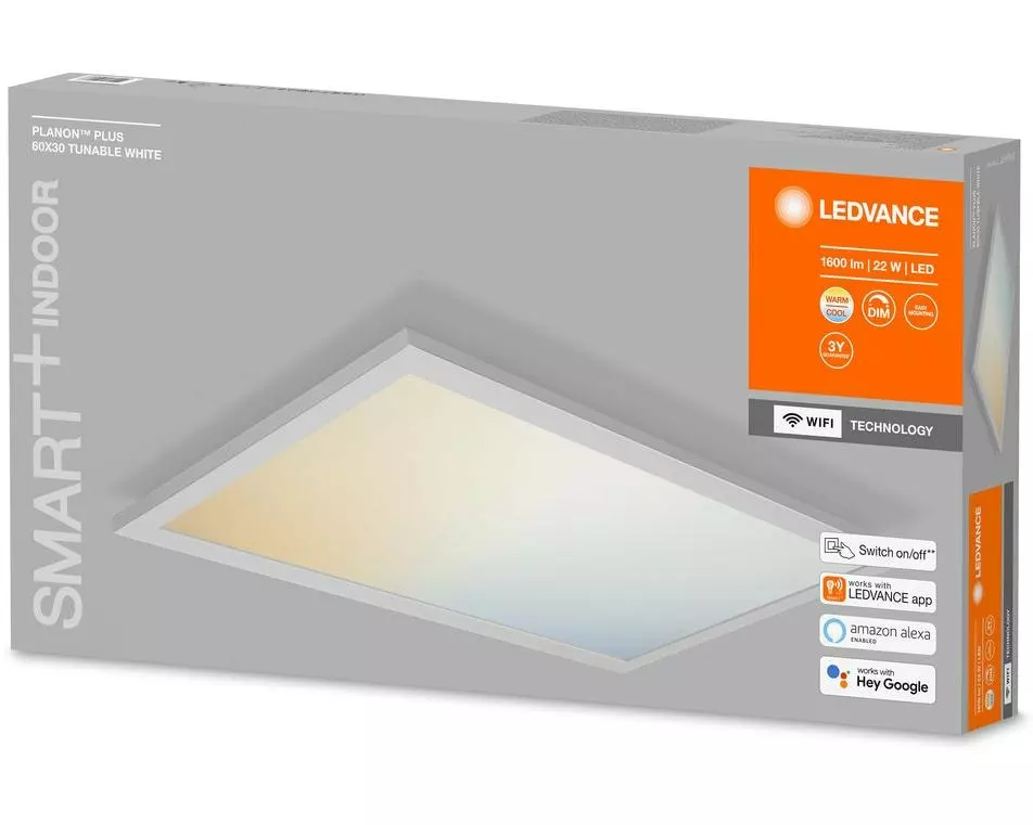 Ledvance LED-Panel SMART+ WiFi Planon Plus, 60 x 30 cm, 22W