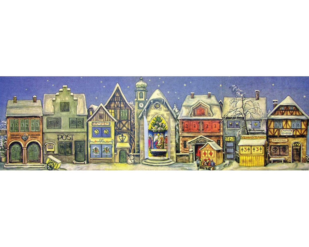 SELLMER Adventskalender 10x31cm RS4210