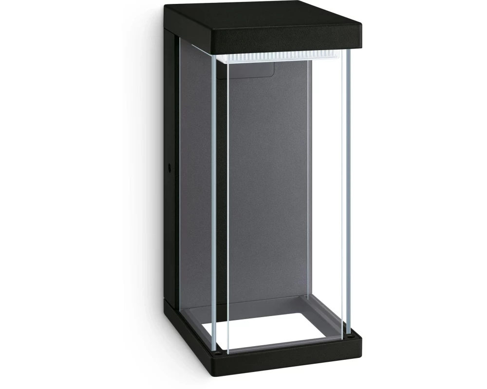 Philips Kyrie Wandleuchte 12W, 2700 Kelvin, schwarz