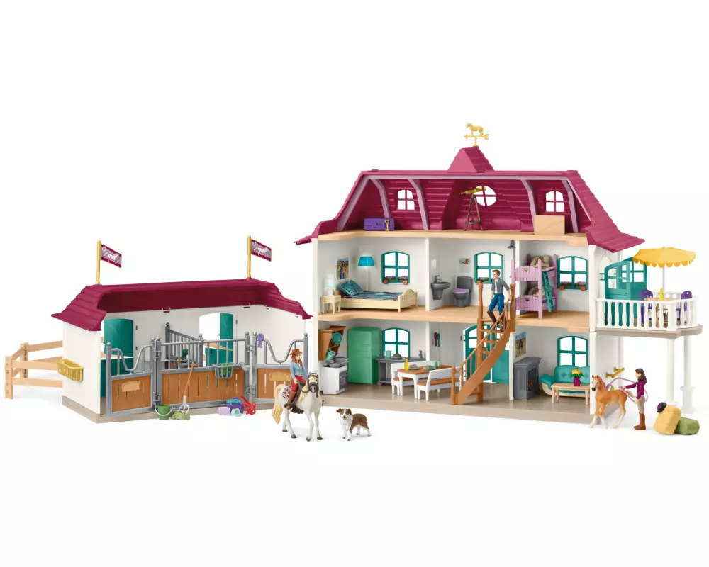 Schleich Spielfigurenset Horse Club Lakeside Pferdehof