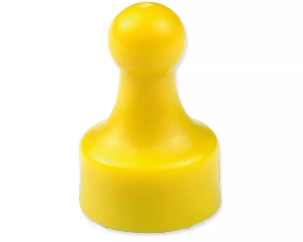 supermagnete Haftmagnet Player 10 Stück, Gelb