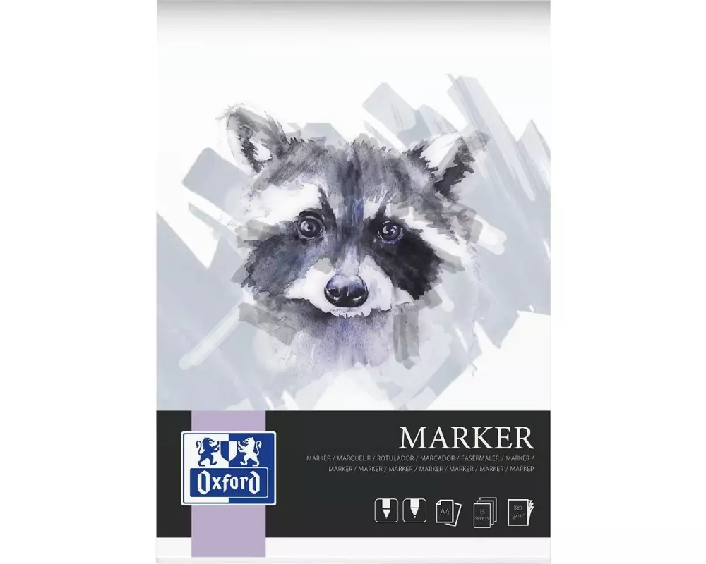 Oxford Malblock Art Marker A4, 15 Blatt