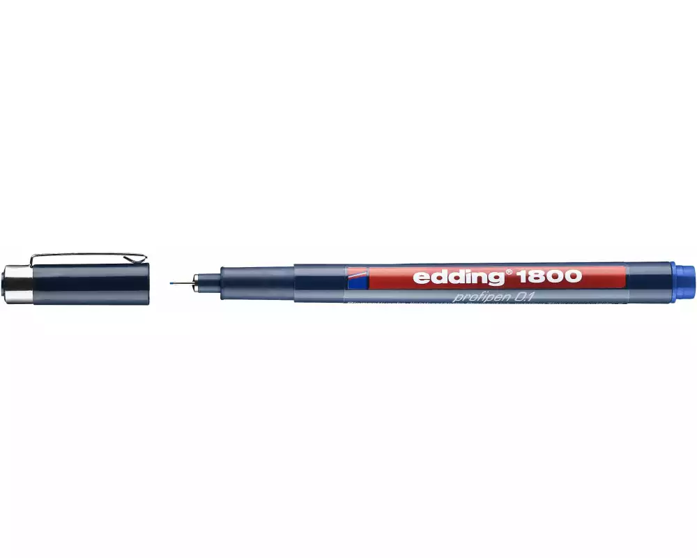 edding Profipen 1800 0.1, 0.25 mm, Blau