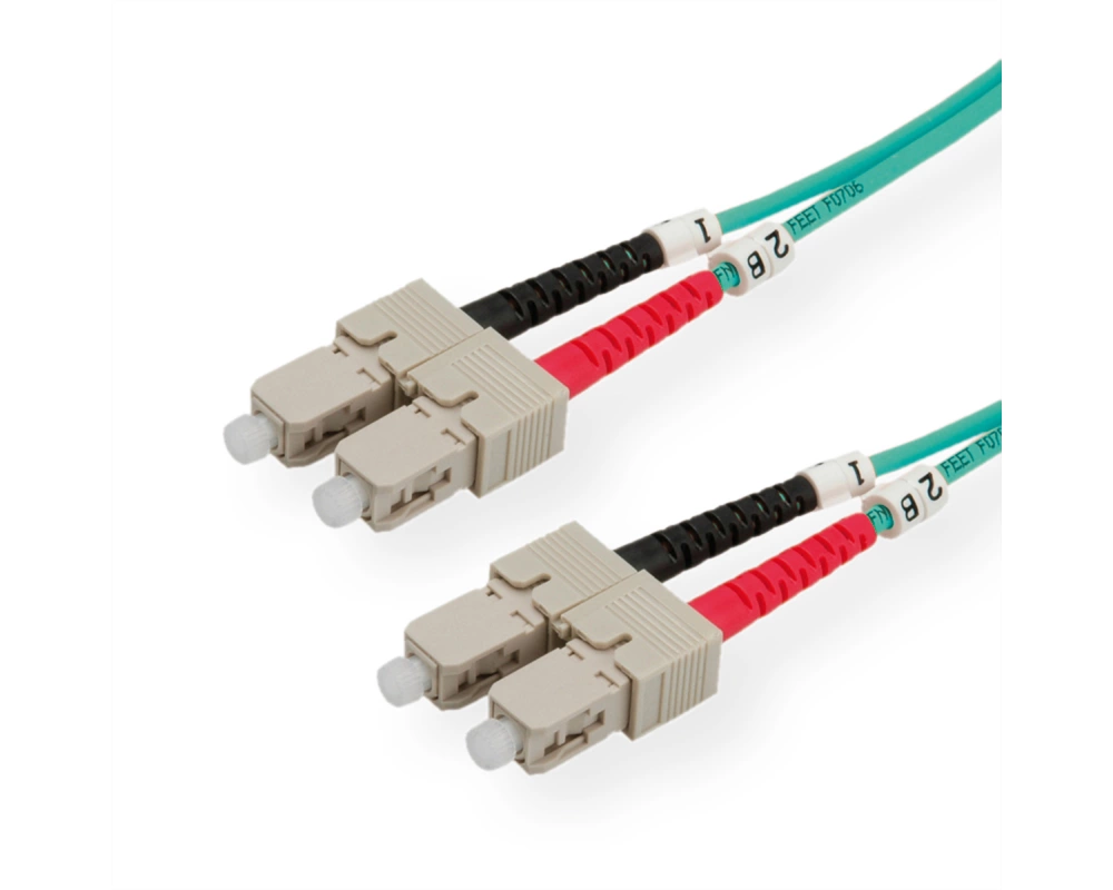 Quality LWL-Kabel duplex 50/125µm OM3, SC/SC, 5m