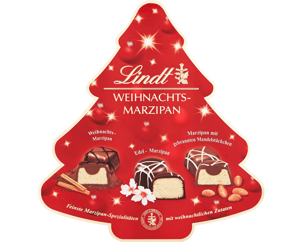 LINDT Weihnachtsmarzipan 675257 175g