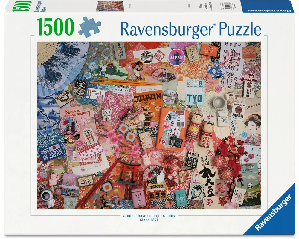 Ravensburger Puzzle Reise nach Tokio 1500 Teile 80 x 60 cm