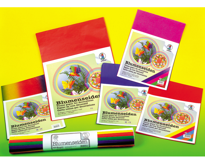 URSUS Seidenpapier 50x70cm 4602200 weiss 10 Bogen