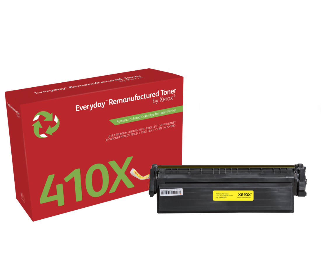 Everyday™ Gelb wiederaufbereiteter Toner von Xerox, kompatibel mit HP 410X (CF412X), Hohe Kapazität