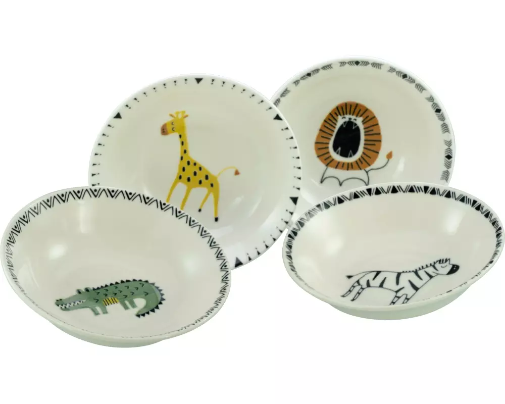 creaTable Safari Steinzeug, 4-teilig