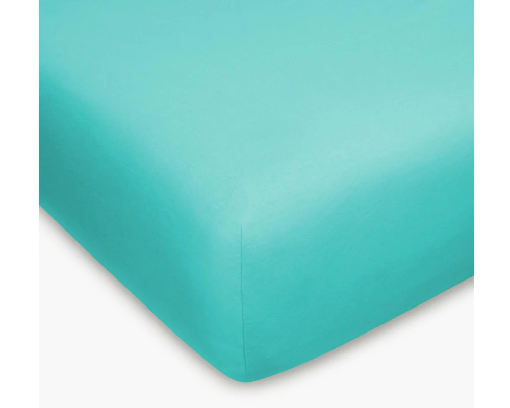 Home Fashion Fixleintuch Jersey türkis, 180-200 x 200 cm Baumwolle
