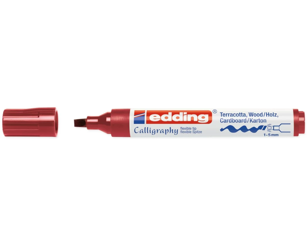 edding Kalligraphiemarker 1455 Rot