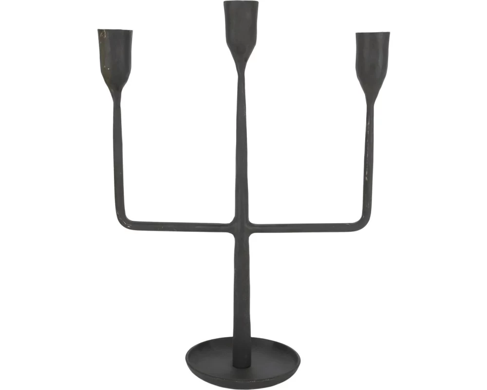 Chic Antique Kerzenständer antique 23 cm 1 Stück, Schwarz