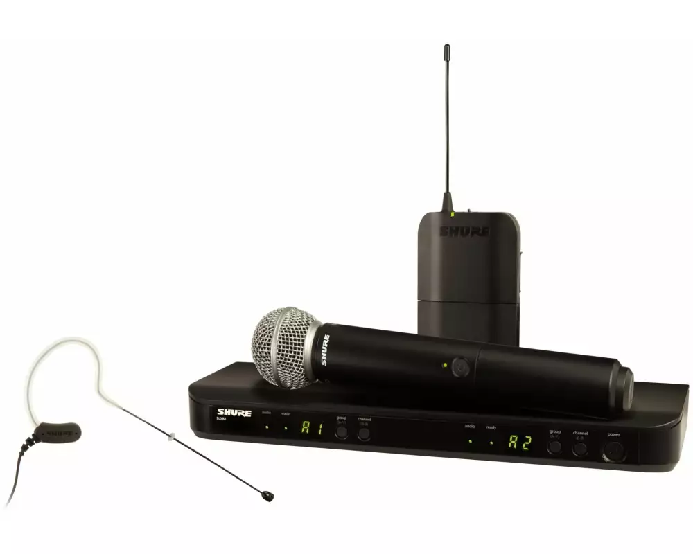 Shure Drahtlossystem BLX1288E/MX53-M17