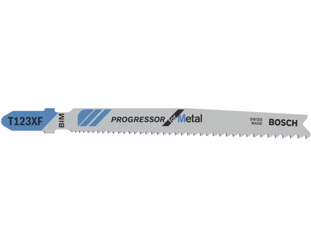 Bosch Professional Stichsägeblätter-Set T 123 XF Progressor for Metal, 5-teilig