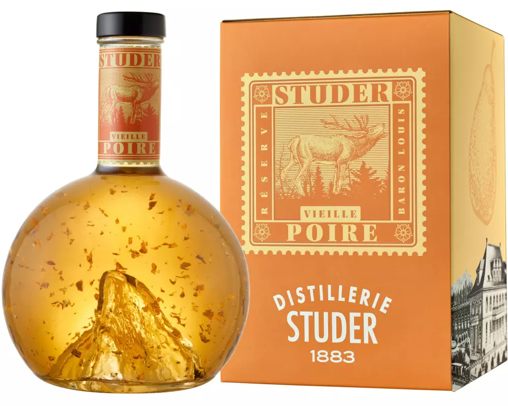 Distillerie Studer Swiss Premium Gold Selection, Vieille Poire Williams 70 cl