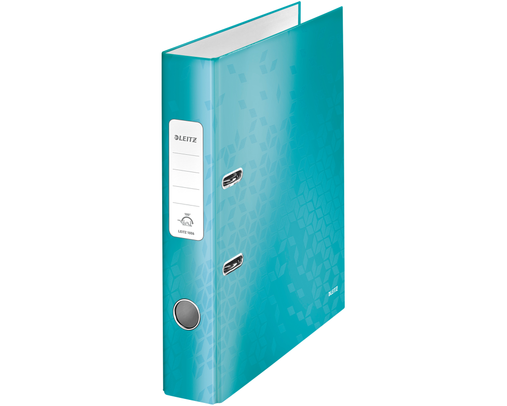 LEITZ Ordner WOW 180° 5.2cm 10060051 eisblau A4
