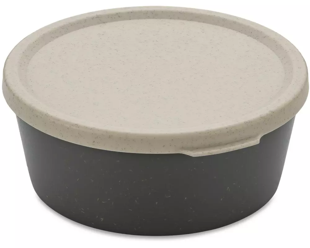 Koziol Vorratsbehälter Connect 0.89 l, Dunkelgrau/Grau