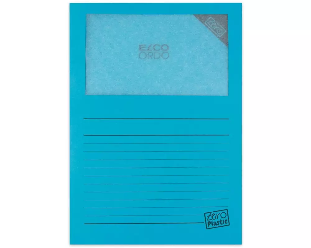 ELCO Sichthülle Zero Plastic Blau, 100 Stück