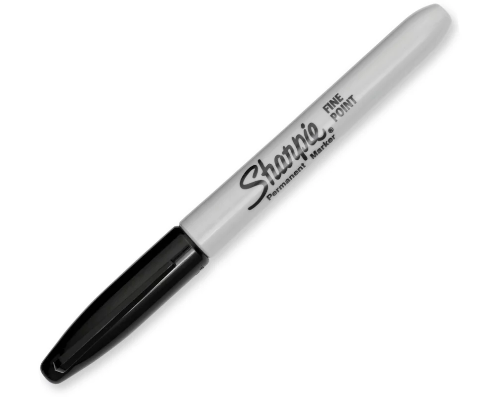 Sharpie Permanentmarker Fine Schwarz, 36 Stück