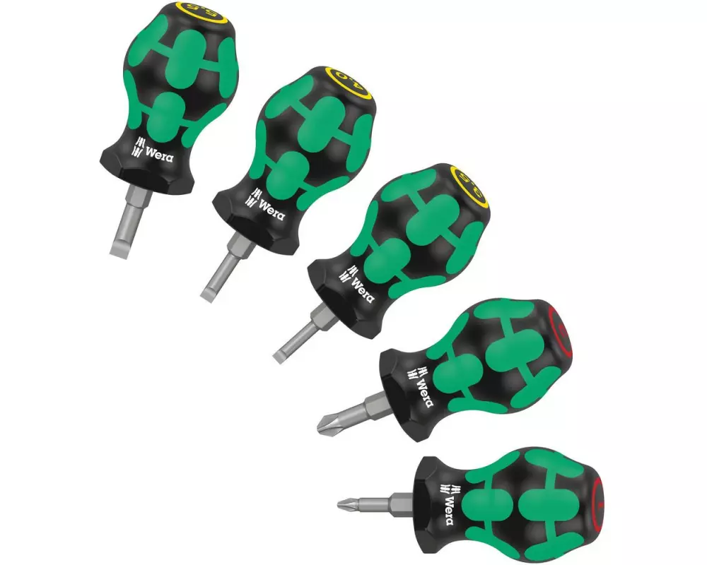 Wera Schraubenzieher-Set Stubby Set 1