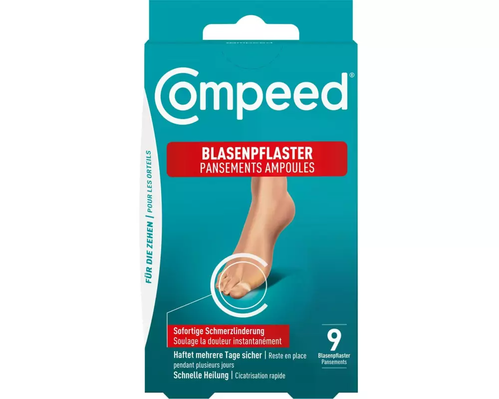 Compeed Blasenpflaster Für die Zehen 9 Stück