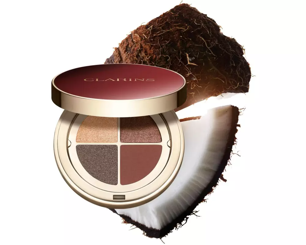 Clarins 4 COLORS Lidschattenpalette #10 Ahorn Abstufung