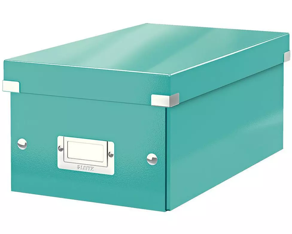 Leitz Aufbewahrungsbox 20 DVD-Hüllen, Blau