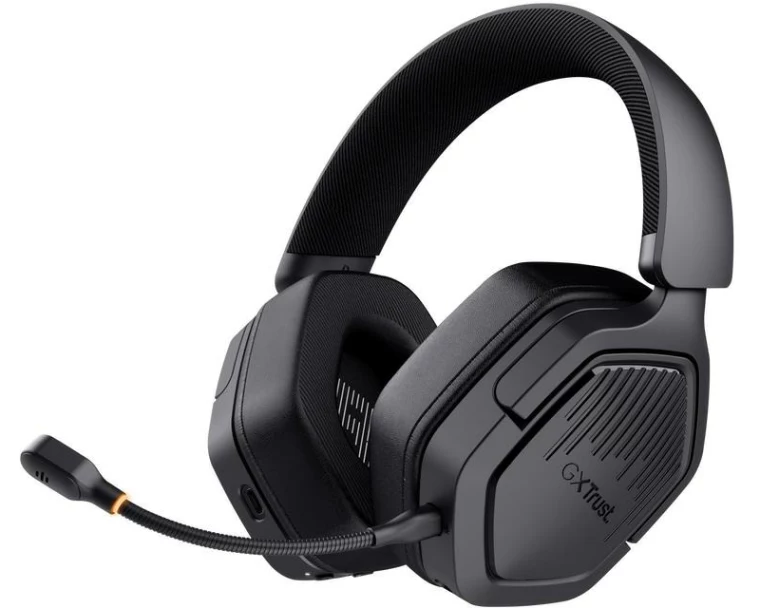 Trust Headset GXT493PS Carus kabellos Over-Ear Schwarz