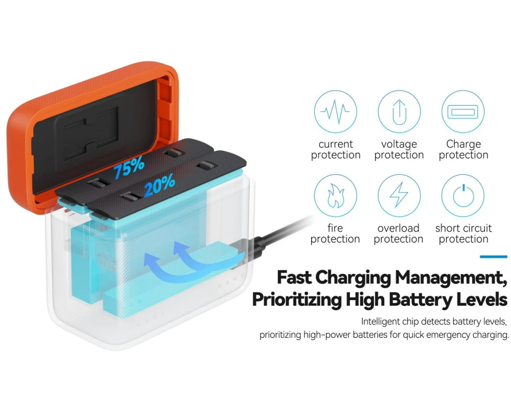 Smallrig Camera Battery Charger for Insta360 X5