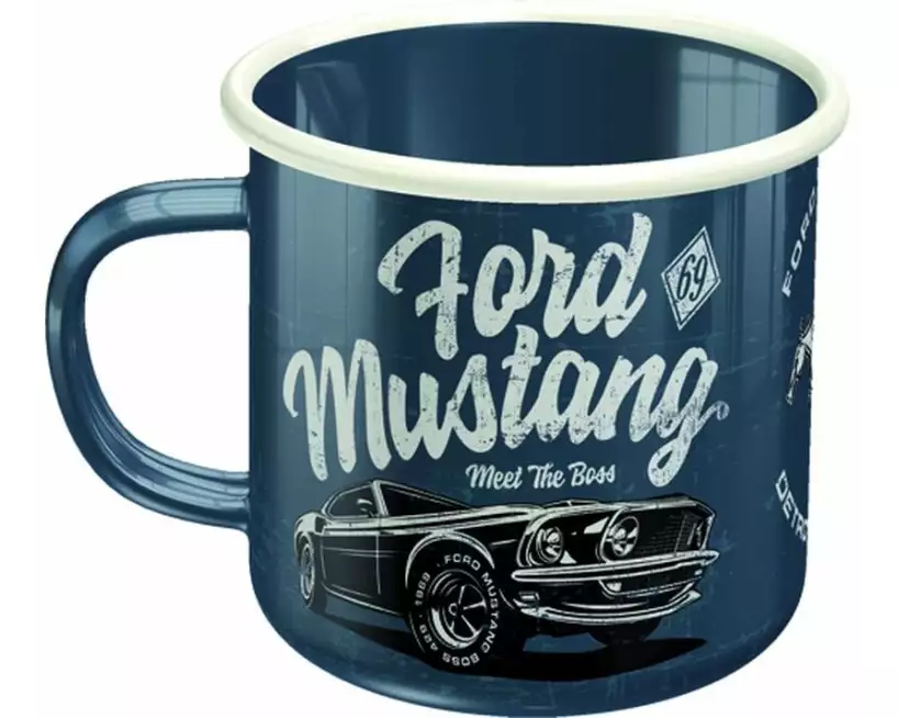 Nostalgic Art Universaltasse Ford Mustang 360 ml, 1 Stück, Blau